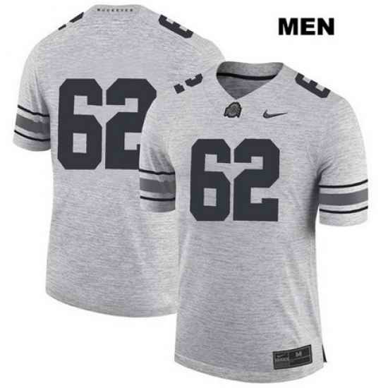 Brandon Pahl Ohio State Buckeyes Nike Authentic Mens  62 Stitched Gray College Football Jersey Without Name Jersey